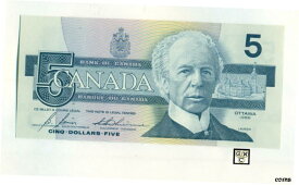 【極美品/品質保証書付】 アンティークコイン コイン 金貨 銀貨 [送料無料] Bonin Thiessen 1986 Bank of Canada $5 Note ; ANX0030676 ; Replacement ;CH UNC