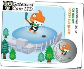 【極美品/品質保証書付】 アンティークコイン コイン 金貨 銀貨 [送料無料] 2008 Vancouver 2010 Colorized 50ct Mascot Poses - Miga Ice Hockey (12360)