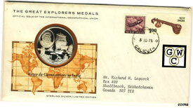 【極美品/品質保証書付】 アンティークコイン コイン 金貨 銀貨 [送料無料] Great Explorers Medals Sterling Silver Medallic Cover - Vasco Da Gama (OOAK)