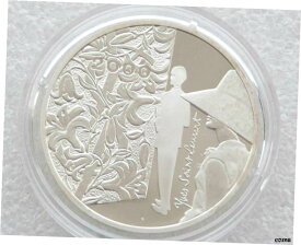 【極美品/品質保証書付】 アンティークコイン コイン 金貨 銀貨 [送料無料] 2000 France Millennium Yves Saint Laurent 10 Ten Franc Silver Proof Coin