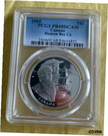 【極美品/品質保証書付】 アンティークコイン コイン 金貨 銀貨 [送料無料] 1995 Proof Silver Canadian Hudson Bay Dollar PCGS Authenticated INVESTMENT Coin