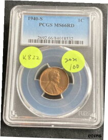【極美品/品質保証書付】 アンティークコイン コイン 金貨 銀貨 [送料無料] 1940-S Lincoln Cent K822