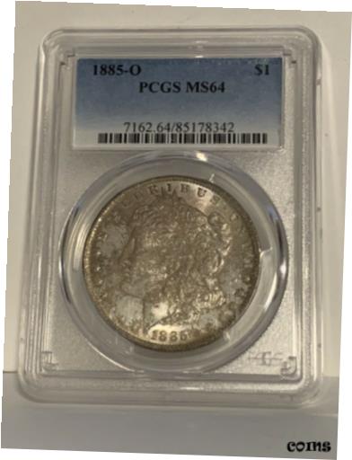 アンティークコイン コイン 金貨 銀貨 [送料無料] 1885-O Morgan Silver Dollar PCGS MS64
