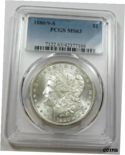 アンティークコイン コイン 金貨 銀貨 [送料無料] 1880/9-S PCGS MS63 Mint State Silver Morgan Dollar $1 US Coins Item #29052B