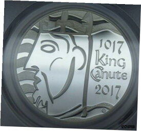 【極美品/品質保証書付】 アンティークコイン コイン 金貨 銀貨 [送料無料] Great Britain 2017 Silver Proof ?5 Pounds Royal Mint King Canute PCGS PR69DCAM