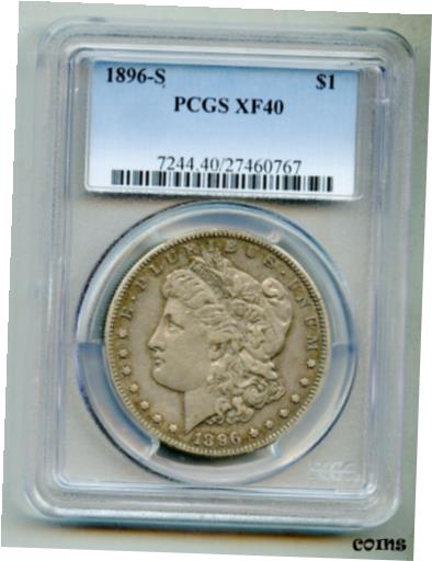 アンティークコイン コイン 金貨 銀貨 [送料無料] 1896 S Morgan