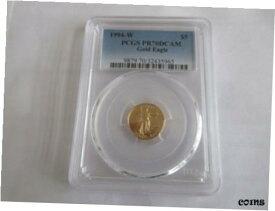 【極美品/品質保証書付】 アンティークコイン コイン 金貨 銀貨 [送料無料] 1994-W , Gold Eagle , $5 , PCGS , PR70DCAM