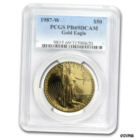 【極美品/品質保証書付】 アンティークコイン 金貨 1987-W 1 oz Proof Gold American Eagle PR-69 PCGS [送料無料] #got-wr-8392-802