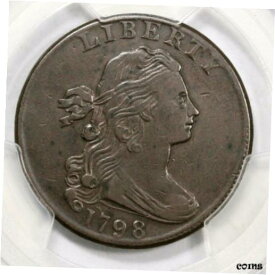 【極美品/品質保証書付】 アンティークコイン 硬貨 1798 S-185 R-2 PCGS VF 30 2nd Hair Style Draped Bust Large Cent Coin 1c [送料無料] #oct-wr-8392-884