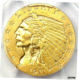 【極美品/品質保証書付】 アンティークコイン 金貨 1911-D Indian Gold Quarter Eagle $2.50 Coin Strong D - Certified PCGS AU Details [送料無料] #gct-wr-8431-447