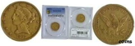 【極美品/品質保証書付】 アンティークコイン 金貨 1865-S $5 Gold Coin PCGS VF-35 [送料無料] #gct-wr-8433-530