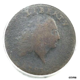 【極美品/品質保証書付】 アンティークコイン 硬貨 1793 S-3 R-3- PCGS G 4 Chain Large Cent Coin 1c [送料無料] #oct-wr-8434-749
