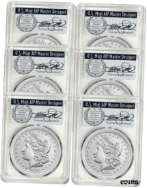 【極美品/品質保証書付】 アンティークコイン 硬貨 2021 Morgan & Peace Dollar 6 Coin Set PCGS MS70 FDOI Thomas Cleveland Vets Label [送料無料] #oct-wr-8474-4457