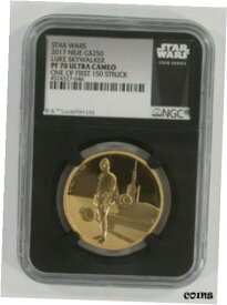 【極美品/品質保証書付】 アンティークコイン Star Wars Luke Skywalker 1 Oz. Gold and Silver Set NGC PF70 Ultra Cameo w/ CoAs [送料無料] #cot-wr-8481-371
