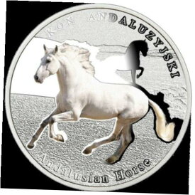 【極美品/品質保証書付】 アンティークコイン コイン 金貨 銀貨 [送料無料] Niue Island 1$ Andalusian Horse Silver 2015