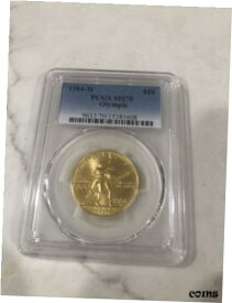 【極美品/品質保証書付】 アンティークコイン コイン 金貨 銀貨 [送料無料] 1984-W $10 Gold Olympic Commemorative PCGS MS70 Very Rare Only One On eBay .5 Oz
