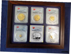 【極美品/品質保証書付】 アンティークコイン 2016 CHINA ~ 3 OZ GOLD&SILVER PANDA 6 COINS SET ALL ARE PCGS MS 70 FIRST STRIKE [送料無料] #cct-wr-8720-2553