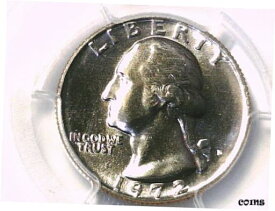 【極美品/品質保証書付】 アンティークコイン コイン 金貨 銀貨 [送料無料] 1972 D Washington Quarter PCGS MS 67 85125142