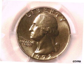 【極美品/品質保証書付】 アンティークコイン コイン 金貨 銀貨 [送料無料] 1972 P Washington Quarter PCGS MS 66 84331784