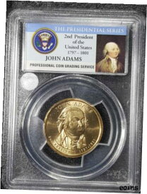 【極美品/品質保証書付】 アンティークコイン コイン 金貨 銀貨 [送料無料] PCGS MS65 2nd President of the US"JOHN ADAMS"Commemorative (+FREE1 coin) #10500