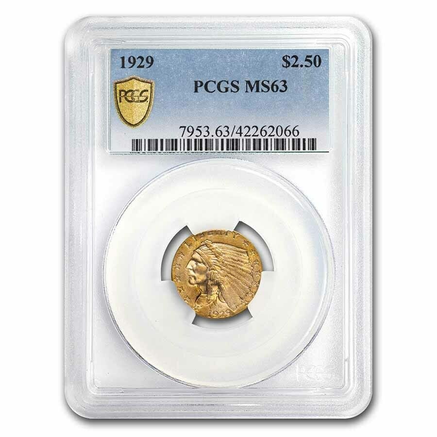 【激安特価で販売中】 【極美品/品質保証書付】 アンティークコイン 金貨 1929 $2.50 Indian Gold Quarter