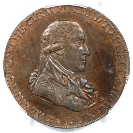 【極美品/品質保証書付】 アンティークコイン 1795 PCGS MS 63 BN Reed Edge Lg Button Washington Grate Colonial Copper 1/2p [送料無料] #cot-wr-8790-2418