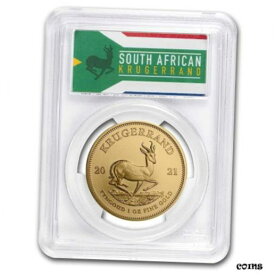 【極美品/品質保証書付】 アンティークコイン 金貨 2021 South Africa 1 oz Gold Krugerrand MS-69 PCGS - SKU#228265 [送料無料] #got-wr-8791-1501