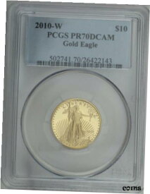 【極美品/品質保証書付】 アンティークコイン 金貨 2010-W $10 Gold American Eagle - 1/4 Troy oz. Gold Content PCGS PR70DCAM [送料無料] #got-wr-8791-8874