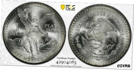 【極美品/品質保証書付】 アンティークコイン コイン 金貨 銀貨 [送料無料] 1987 LIBERTAD ONZA PCGS MS67 MEXICO SILVER REGISTRY COINS GOLD LABEL 2 AVAIL