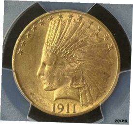 【極美品/品質保証書付】 アンティークコイン 硬貨 1911 $10 Indian PCGS MS63 [送料無料] #oot-wr-8791-5766