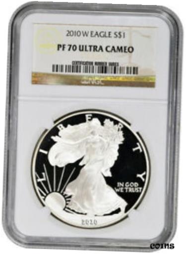 アンティークコイン コイン 金貨 銀貨 [送料無料] 2010-W American Silver Eagle Proof - NGC PF70 UCAMのサムネイル