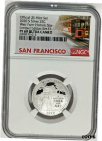 2020-S シルバー 25C =限定エディション= ウィア ファーム ヒストリック NGC PF69 - 初回リリース2020-S SILVER 25C =LIMITED EDITION= Weir Farm Historic NGC PF69 - FIRST RELEASES