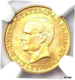 【極美品/品質保証書付】 アンティークコイン 金貨 1916 McKinley Gold Dollar G$1 - Certified NGC MS67+ Plus Grade - $5,000 Value! [送料無料] #got-wr-8894-4304