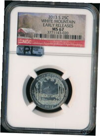 【極美品/品質保証書付】 アンティークコイン コイン 金貨 銀貨 [送料無料] 2013-S WHITE MOUNTAIN PARKS QUARTER NGC MAC MS67 Early Releases PL