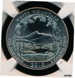 【極美品/品質保証書付】 アンティークコイン コイン 金貨 銀貨 [送料無料] 2013-D WHITE MOUNTAIN PARKS QUARTER NGC MS67