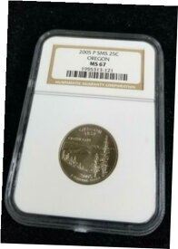 【極美品/品質保証書付】 アンティークコイン コイン 金貨 銀貨 [送料無料] 2005 P SMS 25c State of Oregon NGC MS 67 State Quarter
