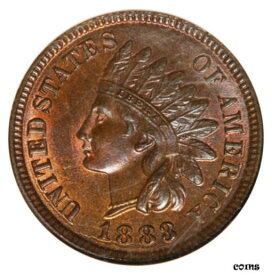 1883 米国インディアン ヘッド 1 セント ペニー コイン - NGC MS 66 BN1883 U.S. Indian Head One Cent Penny Coin - NGC MS 66 BN