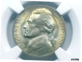 【極美品/品質保証書付】 アンティークコイン コイン 金貨 銀貨 [送料無料] 1950D JEFFERSON NICKEL NGC MS66 HIGH GRADE KEY DATE COIN