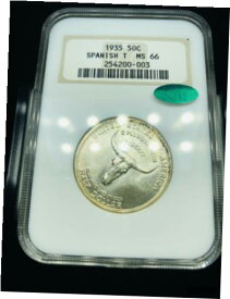 【極美品/品質保証書付】 アンティークコイン 硬貨 1935 Spanish Trail Commemorative Half Dollar NGC MS66 CAC Old Fatty Premium [送料無料] #oot-wr-8953-4050