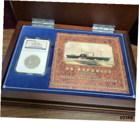【極美品/品質保証書付】 アンティークコイン コイン 金貨 銀貨 [送料無料] 1860 O Seated Liberty Half Dollar NGC Shipwreck Effect SS Republic U.S. Iss.
