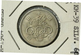 【極美品/品質保証書付】 アンティークコイン コイン 金貨 銀貨 [送料無料] 1964 Japan 100 Yen Olympics Silver Coin Grades Mint State (NUM6508)