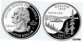 【極美品/品質保証書付】 アンティークコイン コイン 金貨 銀貨 [送料無料] 2005 S US Mint State Quarter Oregon Or 25 Cent Proof