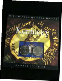 【極美品/品質保証書付】 アンティークコイン コイン 金貨 銀貨 [送料無料] State Quarters Coins of America U.S. Minted BU Quarter #15 KentuckyFREE SHIPPING
