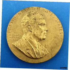 【極美品/品質保証書付】 アンティークコイン コイン 金貨 銀貨 [送料無料] 1969 United States Mint Richard Nixon Presidential Inauguration Bronze Medal