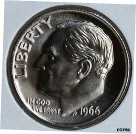 【極美品/品質保証書付】 アンティークコイン コイン 金貨 銀貨 [送料無料] 1966 Roosevelt Dime Ten-Cent Coin SMS from United States Special Mint Set