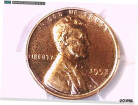 【極美品/品質保証書付】 アンティークコイン コイン 金貨 銀貨 [送料無料] 1953 P Lincoln Wheat Cent PCGS PR 65 RD Re-Engraved Design FS-402 34432769