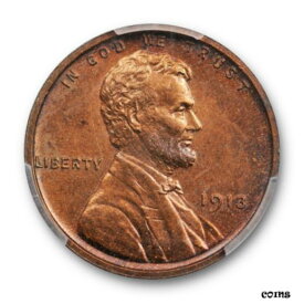 【極美品/品質保証書付】 アンティークコイン コイン 金貨 銀貨 [送料無料] 1913 1C Proof Lincoln Wheat Cent PCGS PR 62 BN Looks Red Brown Low Mintage !