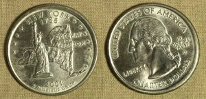 �G���[: 2001 NY Qtr. Broadstruck Off-center IREC625