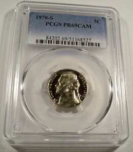 1970-S 5c PCGS PR69CAM �W�F�t�@�[�\�� �j�b�P�� �v���[�t �J���I PR 69 CAM