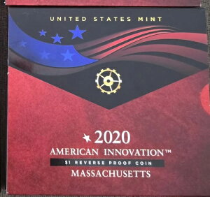 2020�N S American Innovation �}�T�`���[�Z�b�c ���[�^���[�_�C���� $1 ���o�[�X�v���[�t OGP/COA